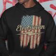 Electrician American Flag Electrical Usa Patriotic Hoodie Unique Gifts