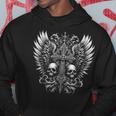 Emo Y2k Grunge Aesthetic Alt Goth Skull Cross Gothic Hoodie Personalized Gifts