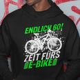 Endlich 60 Zeit Zum E-Bike Hoodie Lustige Geschenke