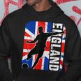 England Soccer Team British Flag Jersey Football Fans Hoodie Unique Gifts