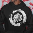 Enso Zen Circle Of Enlightenment Lotus Vintage Hoodie Unique Gifts