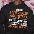 Enterprise Architekt Hat Immer Recht Enterprise Architect Hoodie Lustige Geschenke