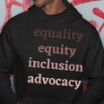 Equality Equity Inclusion Advocacy Protest Rally Activism Hoodie Unique Gifts