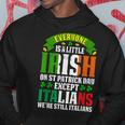 Everyone Is A Little Irish On St Patrick Day Except Italians Hoodie Personalized Gifts