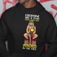 Everyone Has Plan Until Get Punched Boxing Fight Training Hoodie Unique Gifts