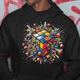 Exploding Cube Speed Cubing Puzzle Master Hoodie Funny Gifts