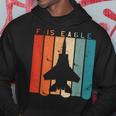 F-15 Eagle Jet Fighter Retro Vintage Style Airplane Hoodie Unique Gifts