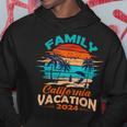 Family California Vacation 2024 Summer Beach Trip Group Hoodie Personalized Gifts