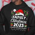 Family Christmas 2023 Pajamas Matching Squad Santa Elf Xmas Hoodie Personalized Gifts