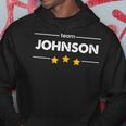 Family Name Surname Or First Name Team Johnson Hoodie Funny Gifts