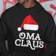 Family Oma Claus Christmas Santa's Hat Pajama Matching Hoodie Unique Gifts