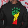Fano Fist With The Ethiopian Flag Hoodie Unique Gifts