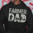 Farmer Dad Farm Farming Father's Day Tractor Hoodie Unique Gifts