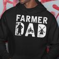 Farmer Dad Tractor Farming Fathers Day Farmer Hoodie Unique Gifts