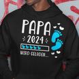 Father 2024 Wird Geladen Papa Loading 2024 Werdender Papa Kapuzenpullover Lustige Geschenke