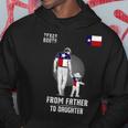 Father To Daughter Texas Hoodie Unique Gifts