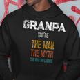 Father's Day Granpa The Man The Myth The Bad Influence Hoodie Unique Gifts