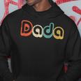 Father's Day For New Dad 2024 Him Papa Grandpa Retro Dada Hoodie Funny Gifts