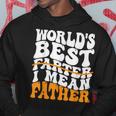 Father's Day Retro Dad World's Best Farter I Mean Father Hoodie Funny Gifts