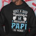 Fête Des Grands-Pères Meilleur Papi Super Papy Sweat à capuche Cadeaux drôles