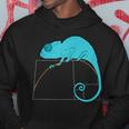 Fibonacci Chameleon Hoodie Lustige Geschenke