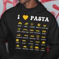 Fideosariedades De Pasta Espaguetis Italia Pasta De Regalo Sudadera Regalos divertidos