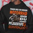Finger Weg Von Mein Motorrad Motorcycle Rider & Biker S Hoodie Lustige Geschenke
