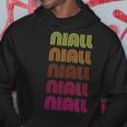 First Name Niall Funky Retro Vintage Disco Hoodie Personalized Gifts