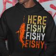 Fishing Komm Her Fischi S Hoodie Lustige Geschenke