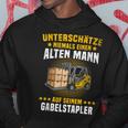 Forklift Driver Underestimates Camp Worker Fun Hoodie Lustige Geschenke