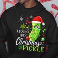I Found The Pickle Christmas Pickles Xmas Love Couples Hoodie Unique Gifts