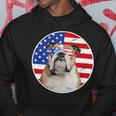 Fourth Of July Dog American Flag July 4Th Bulldog Lover Hoodie Unique Gifts