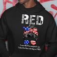 On Friday We Wear Red Military Support Troops Hoodie Funny Gifts