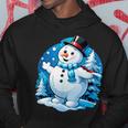 Frosty Friends Christmas Snowman In Winter Wonderland Hoodie Funny Gifts