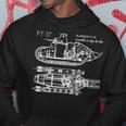 Ft-17 French Light Tank Ww1 Blueprint Diagram Hoodie Unique Gifts