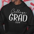 2024 College Graduate Graduation Grad Students Seniors Hoodie Unique Gifts
