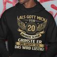 Als Gott Michor 20 Jahre Schuf Birthday Hoodie Lustige Geschenke