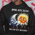 America Solar Eclipse 2024 40824 The Sun Got Mooned Hoodie Funny Gifts