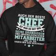 Auch Der Beste Chef Ist Nur So Gut Seine Mitarbeiter Hoodie Lustige Geschenke