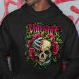 Bullet My Valentine Skull Roses And Red Blood Horror Hoodie Funny Gifts
