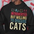 Cat Shy Person Cat Lover Introvert Cat Hoodie Personalized Gifts