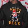 Christmas In July Santa Hawaiian Wonderful Beer Lover Hoodie Unique Gifts