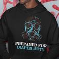 Cool New Dad Prepared For Diaper Duty For Father's Day Hoodie Unique Gifts
