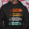 Gamer Vintage Video Games For Boys Brother Son Hoodie Funny Gifts
