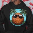 Holiday Coconut With Sunglasses For Coco Fruits Fans Hoodie Unique Gifts