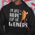 Hot Dog I'm Just Here For The Wieners Sausage Lovers Hoodie Unique Gifts