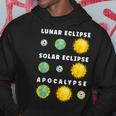 Lunar Solar Eclipse Apocalypse Astronomy Nerd Science Hoodie Funny Gifts