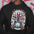 Octopus Playing Drums Drummer Music Lover Percussions Hoodie Unique Gifts