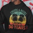 Old Drinker 50Th Cheers And Beers To My 50 Years Hoodie Personalized Gifts