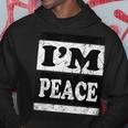 I Come In Peace I'm Peace Matching Couples Costume Hoodie Funny Gifts